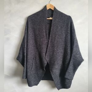Sleeping on Snow Anthropologie Primula Cocoon Cardigan Womens XS Gray Wool Blend